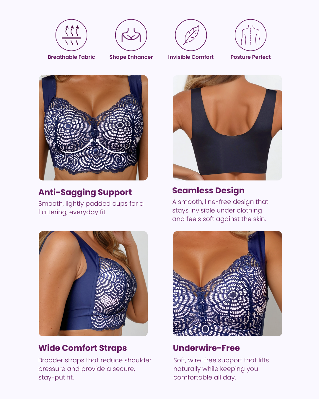 Comfit™ Original - Comfortable & Supportive Anti-Sagging Bra