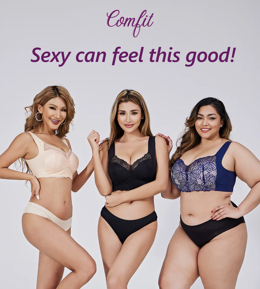 Comfit™ Original - Comfortable & Supportive Push-Up Bra.